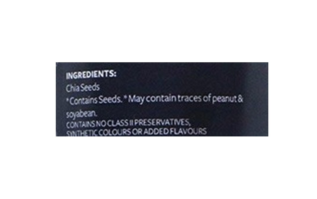 Nutty Yogi Chia Seeds    Plastic Jar  125 grams